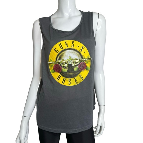 Tops - 🤑 5/$20 Guns n Roses Sleeveless Grey Graphic Tank Top